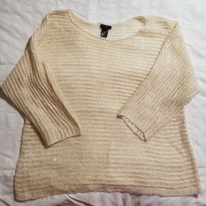 Cream color thin sweater